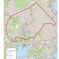 Parish Map and Boundaries Wyoming